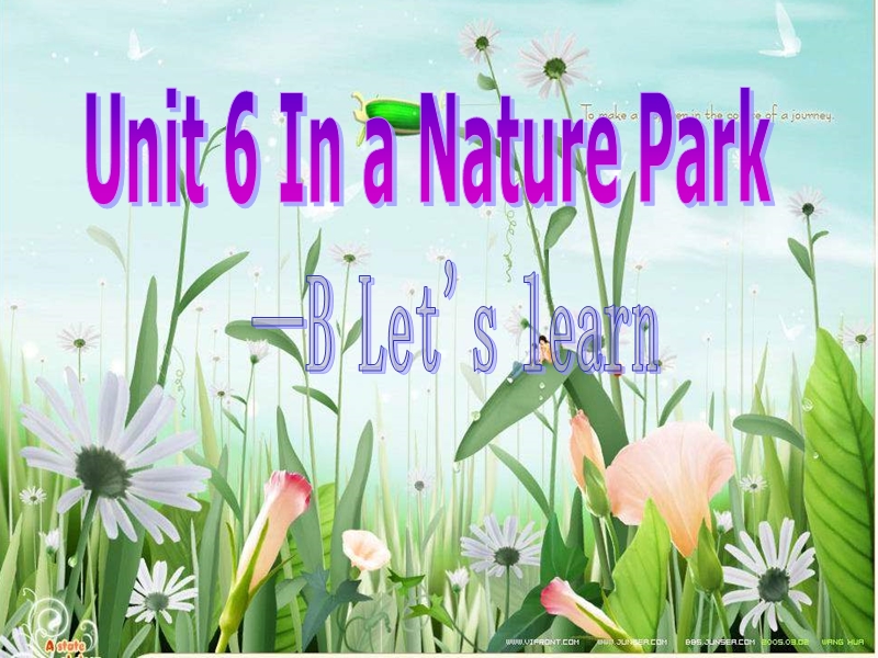 人教版[pep]五上《unit 6 in a nature park》(partb)ppt课件.ppt_第1页