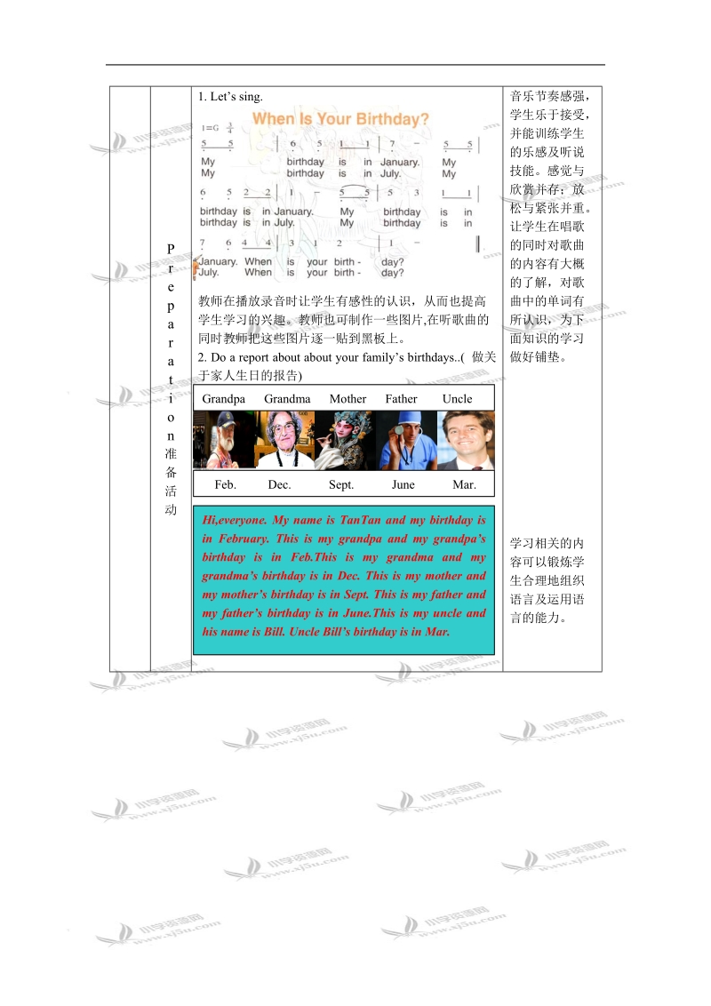 （人教pep）五年级英语下册教案 unit 3(7).doc_第2页