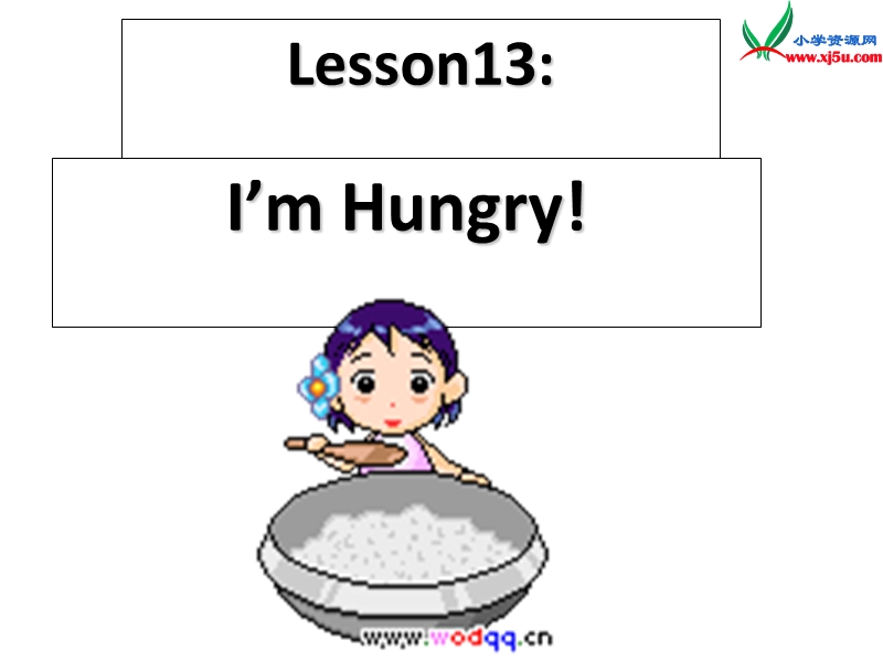 冀教版（三起）三年级英语下册 unit3 food and meals lesson13 i’m hungry!课件.ppt_第1页