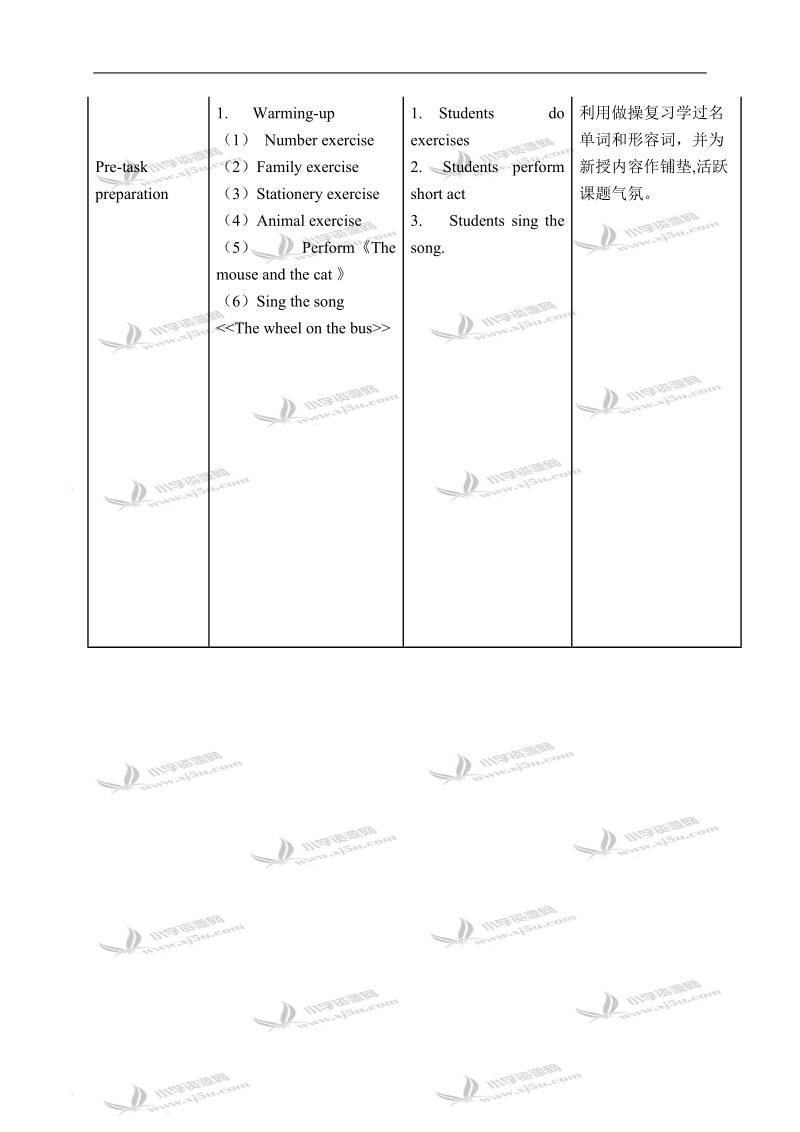 （新世纪版）一年级英语下册教案 unit 12(3).doc_第3页