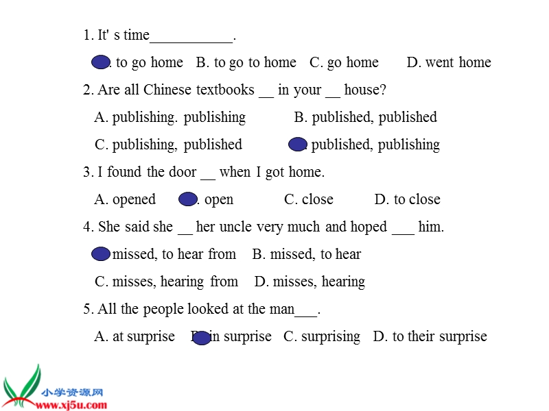 （闽教版）三年级英语下册课件 unit9 非谓语动词.ppt_第2页