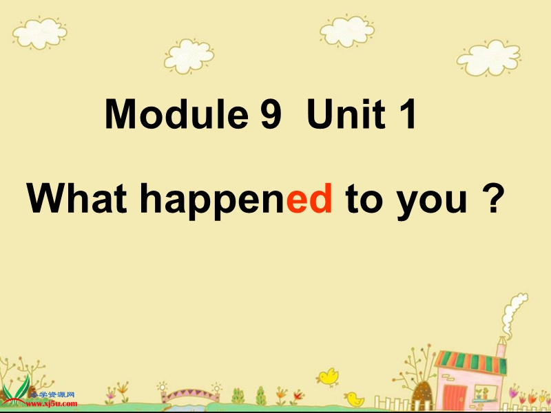 （外研版  一起） 四年级英语上册 module 9《unit 1 what happened to you head》 ppt课件1.ppt_第1页