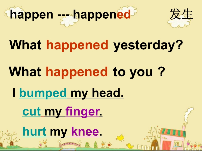 （外研版  一起） 四年级英语上册 module 9《unit 1 what happened to you head》 ppt课件1.ppt_第2页