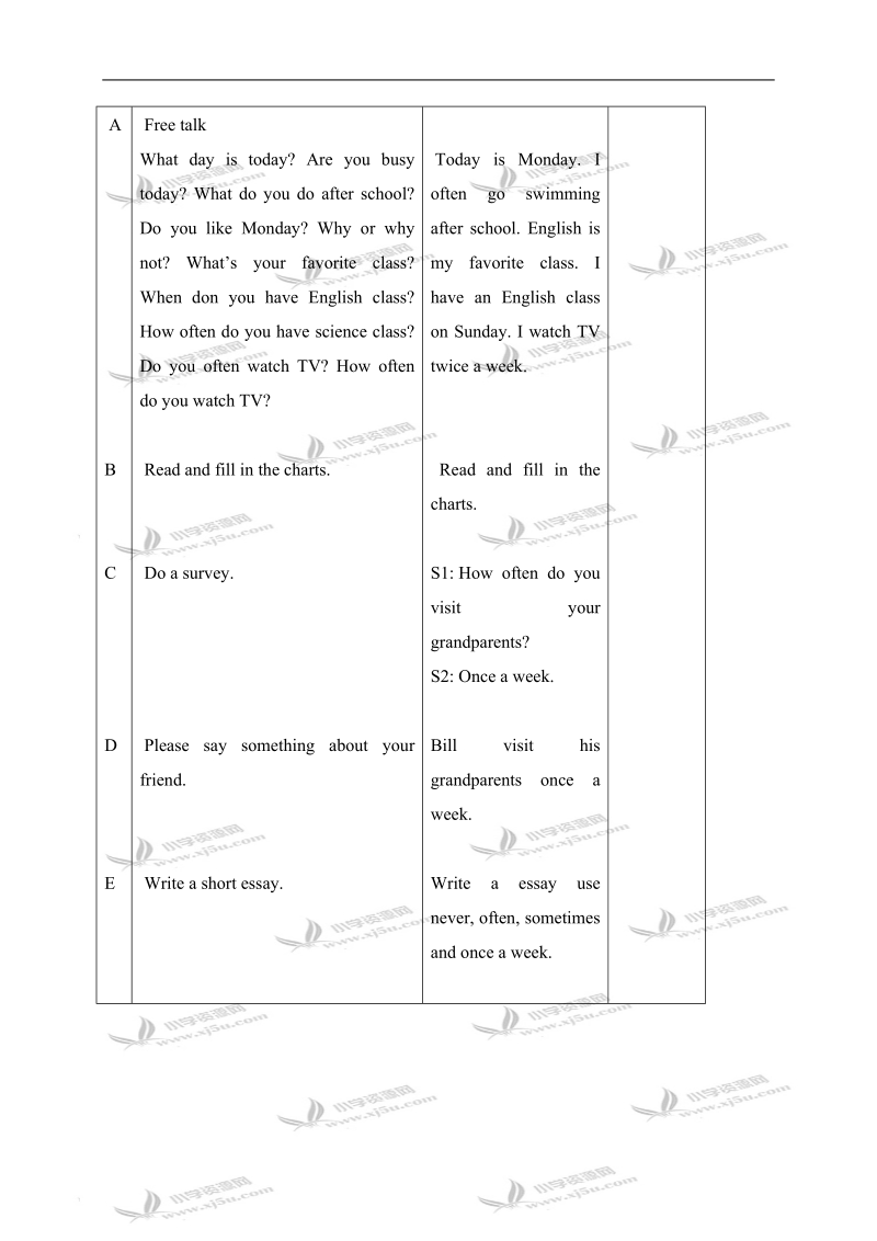 （人教新起点）五年级英语下册教案 unit12 lesson69.doc_第2页