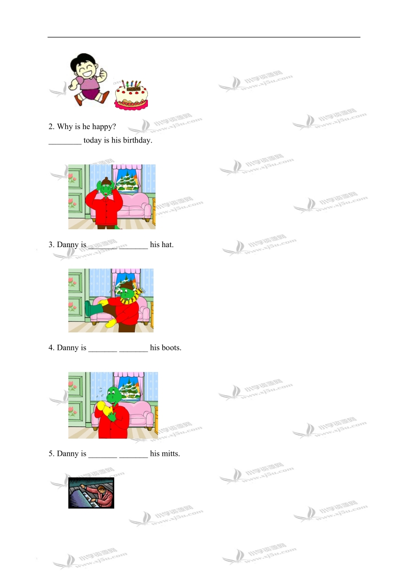 冀教版（三起）六年级英语上册练习题 unit 3 lesson 19(1).doc_第2页