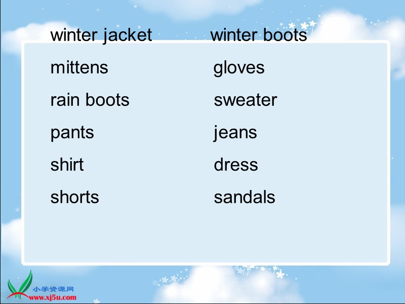 （冀教版(一起)）六年级上英语课件 lesson14 i like winter!(1).ppt_第2页