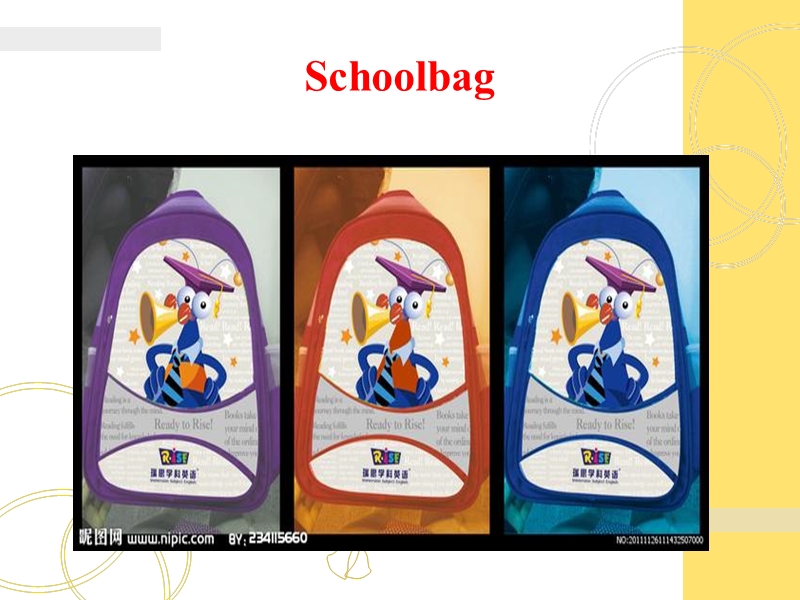 （冀教版）二年级英语上册课件 lesson4 this is my schoolbag.ppt_第3页