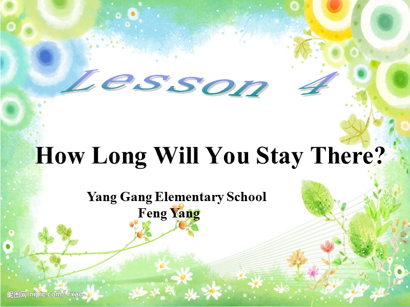 （eec）五年级英语下册课件 lesson4 how long will you stay there（1）.ppt_第1页