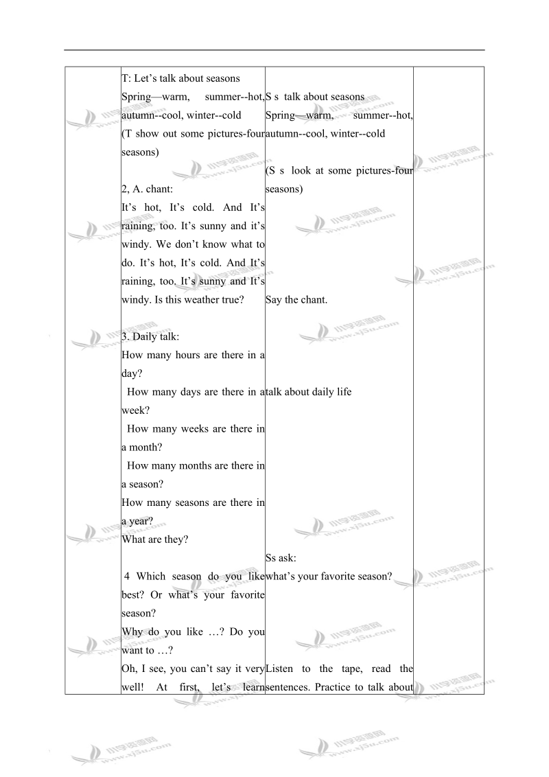 外研版（一起）五年级英语下册教案 module 4 unit 2(3).doc_第2页