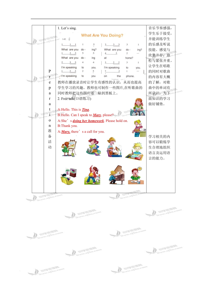 （人教pep）五年级英语下册教案 unit 4(16).doc_第2页