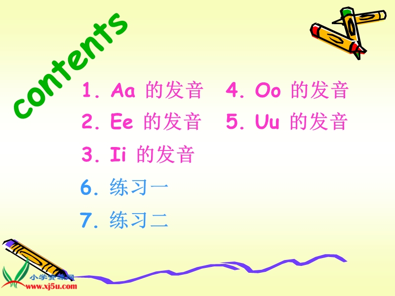 （沪教牛津版）一年级英语下册课件 5个元音字母发音.ppt_第2页