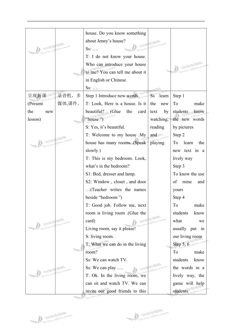 冀教版（一起）五年级英语下册教案 unit 1 lesson 2(1).doc_第2页