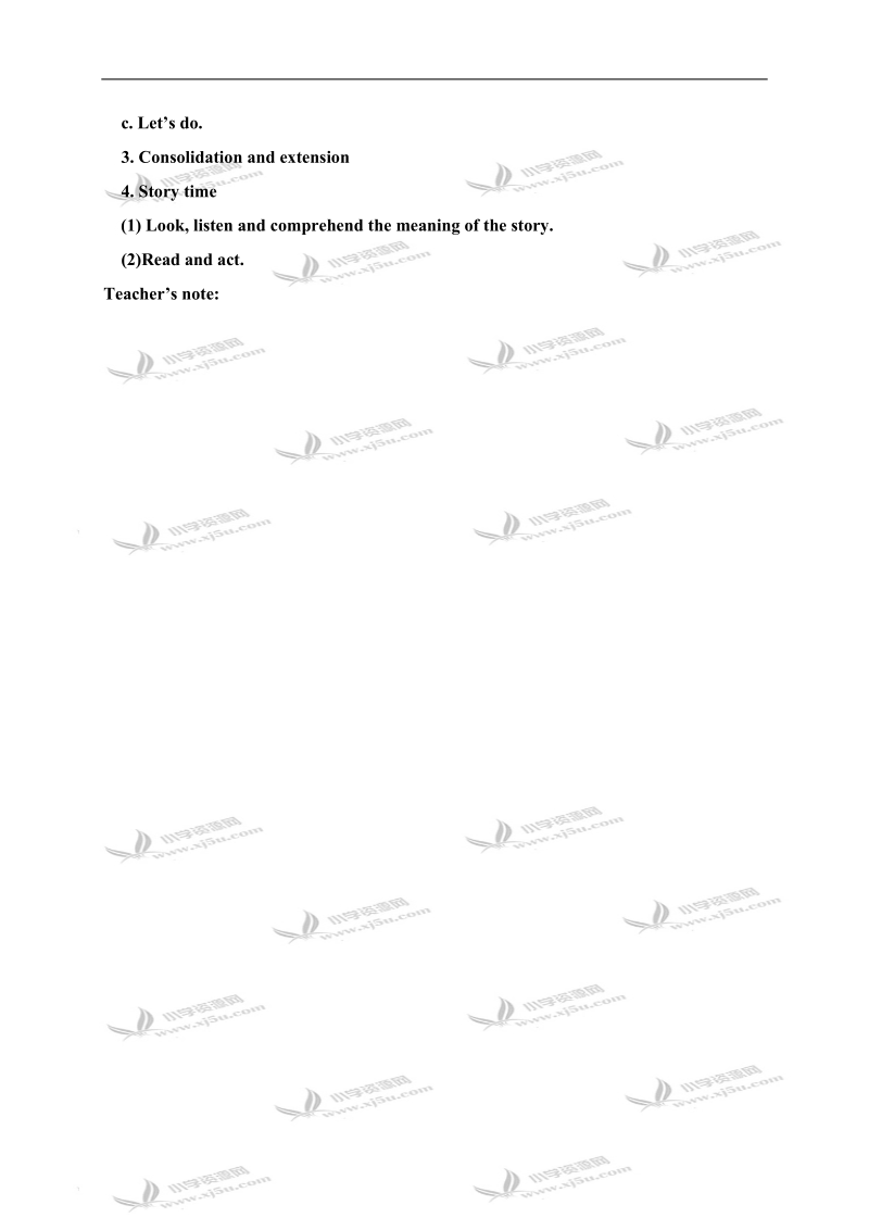 （人教pep）四年级英语下册 unit4 lesson4.doc_第2页