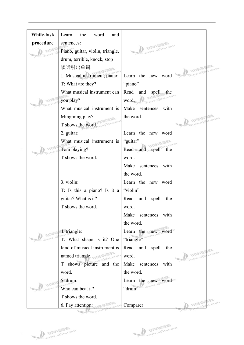 （新世纪版）四年级英语下册教案 unit 6(2).doc_第2页