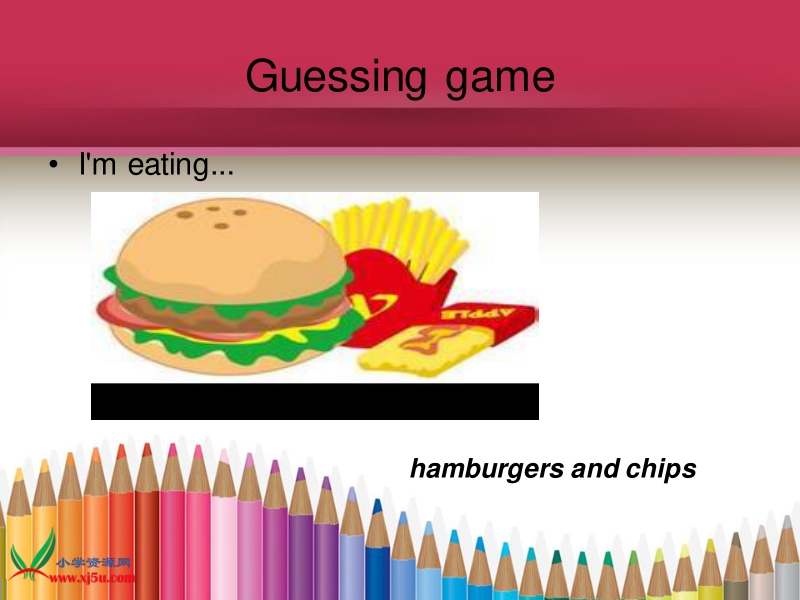 （外研版 一起） 三年级英语上册 module 1《unit 2 i’m eating hamburgers and chips》 ppt课件1.ppt_第3页