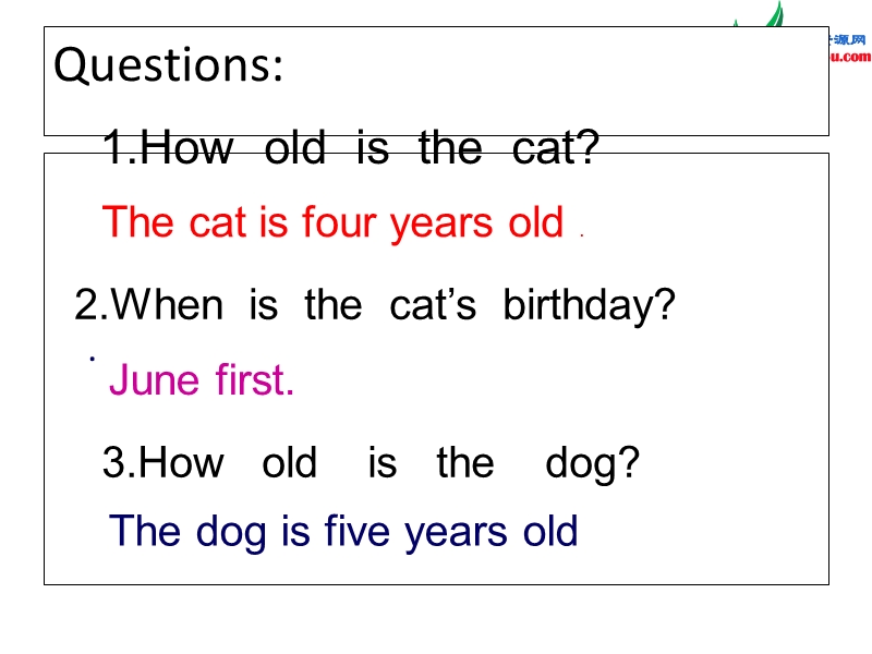 四年级英语下册 unit 3lesson 18 are you short or tall课件 冀教版（三起）.ppt_第3页