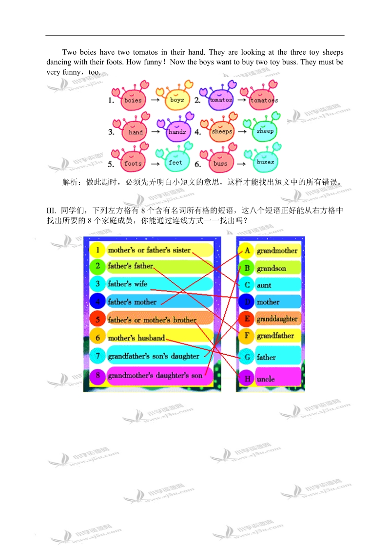 外研版（一起）五年级英语下册 module 4 unit 2 练习题.doc_第3页