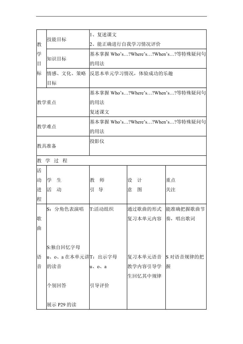 五年级英语下册unit9 a football game 教案5 北师大版.doc_第1页