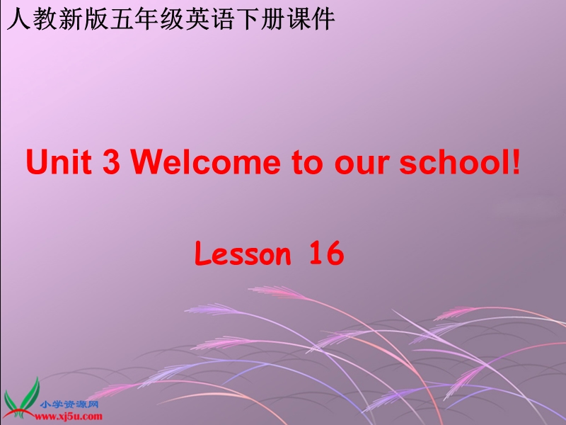 （人教新版）五年级英语下册课件 unit 3 lesson 16.ppt_第1页