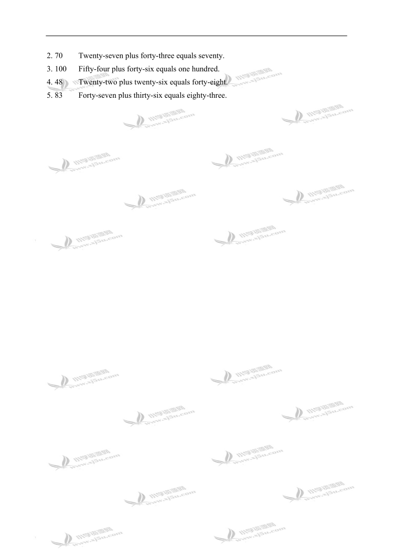 冀教版（三起）四年级英语上册练习题 unit 1 lesson 6(1).doc_第2页