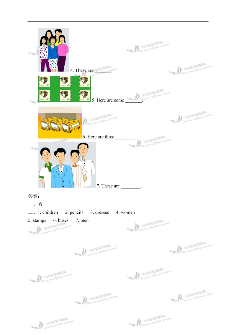 冀教版（三起）六年级英语上册练习题 unit 2 lesson 12(1).doc_第3页