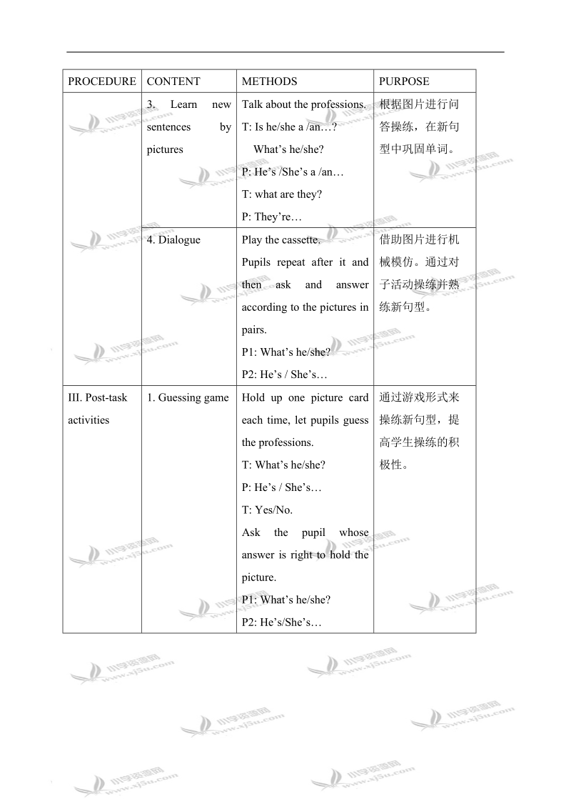 (沪教版)牛津英语4a module1 unit3 period1.doc_第3页