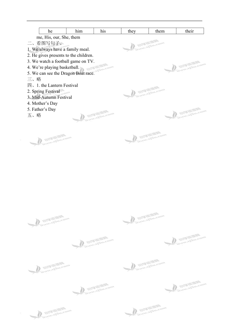 （外研社）六年级英语上册module 4练习题.doc_第3页