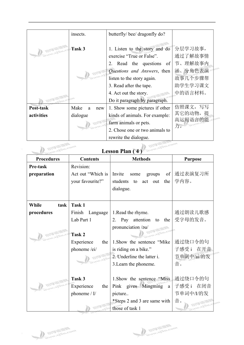 （新世纪版）三年级英语上册教案 unit 5 period 3-5.doc_第3页