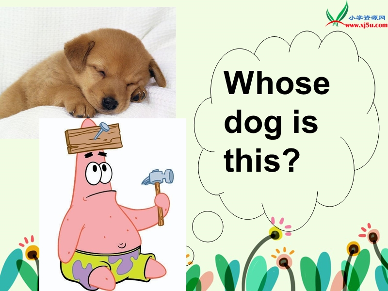 （新人教pep版）五年级英语下册ppt课件：unit5 whose dog is it a whose pig is this.ppt_第2页