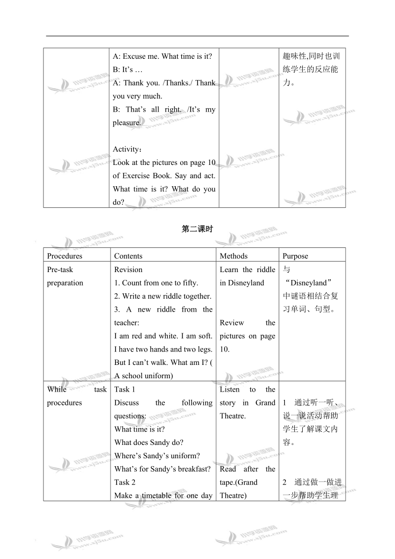 （新世纪版）二年级英语下册教案 unit 2(2).doc_第3页