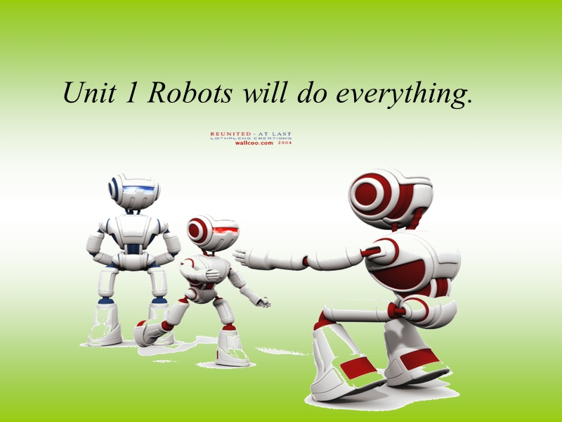 （外研版英语）四年级英语下册课件 unit1 robots will do every thing.ppt_第1页