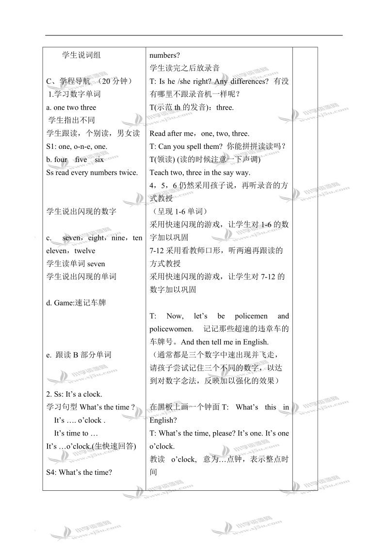 （苏教牛津版）三年级英语下册教案 unit 4 lesson 1(1).doc_第2页