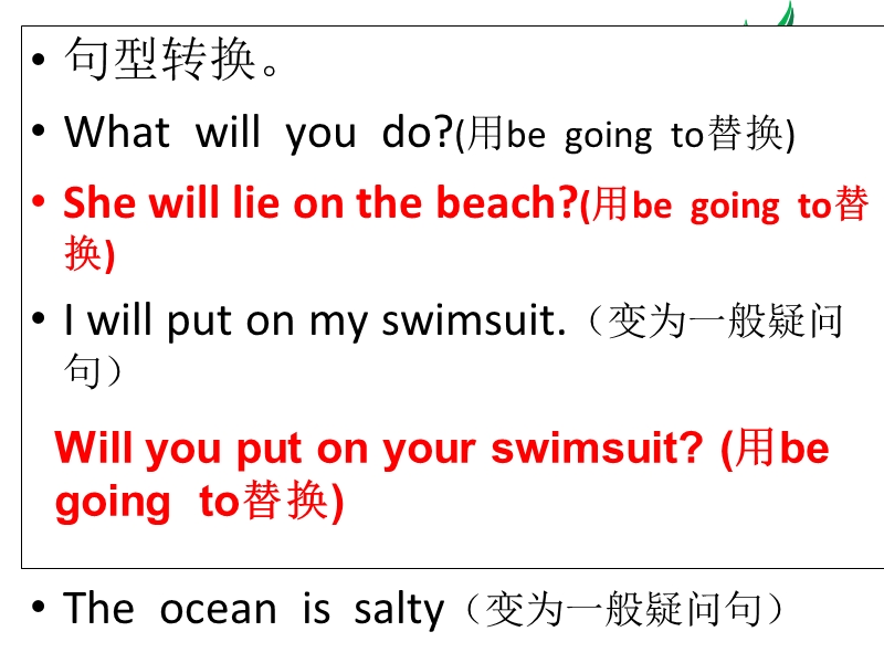 冀教版（三起）六年级英语下册 unit 3 lesson 22 what will you do at the beach课件.ppt_第1页