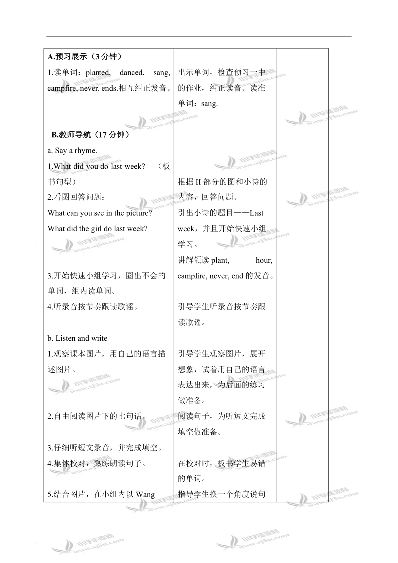 （苏教牛津版）六年级英语上册教案 unit5 period5.doc_第2页