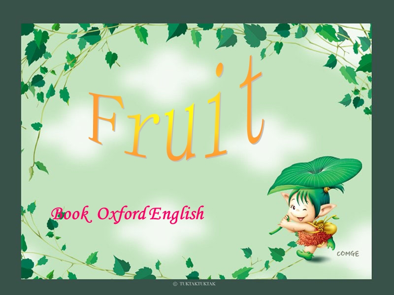 （牛津版）一年级英语课件 1a unit5 fruit.ppt_第1页