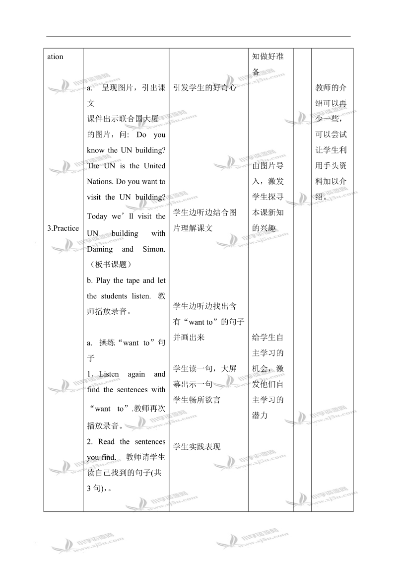 外研版（一起）六年级英语上册教案 module 9 unit 1(2).doc_第3页