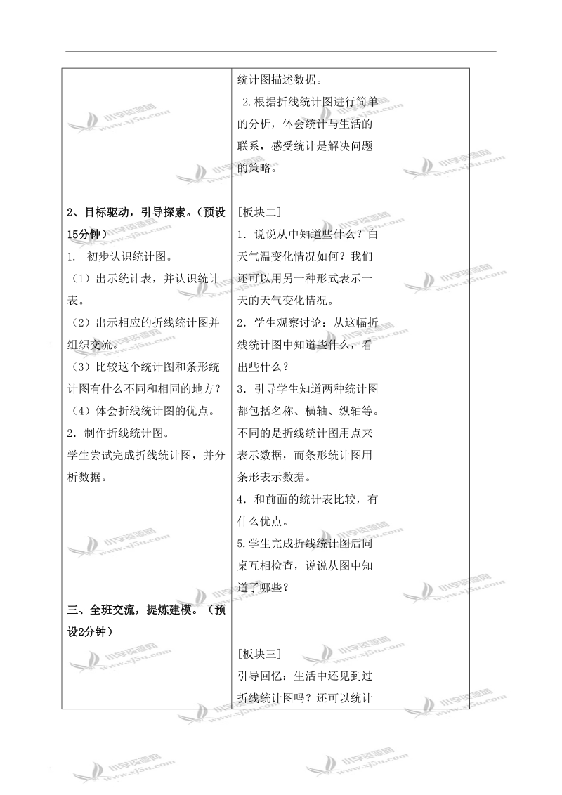 （苏教版）四年级数学下册教案 认识统计图.doc_第2页