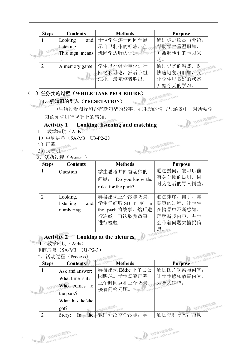 （沪教牛津版）五年级英语上册教案 module 3 unit 3(2).doc_第2页