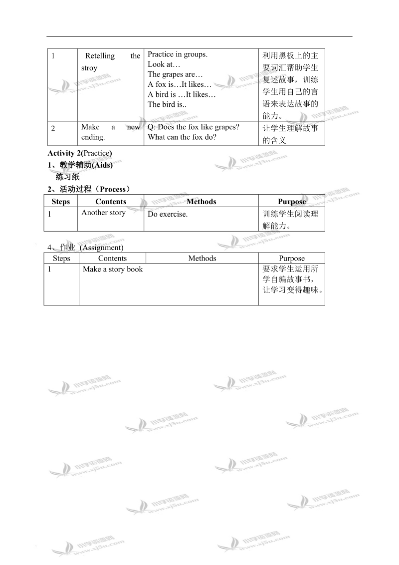 （沪教牛津版）四年级英语下册教案 module1 unit4 第三课.doc_第3页