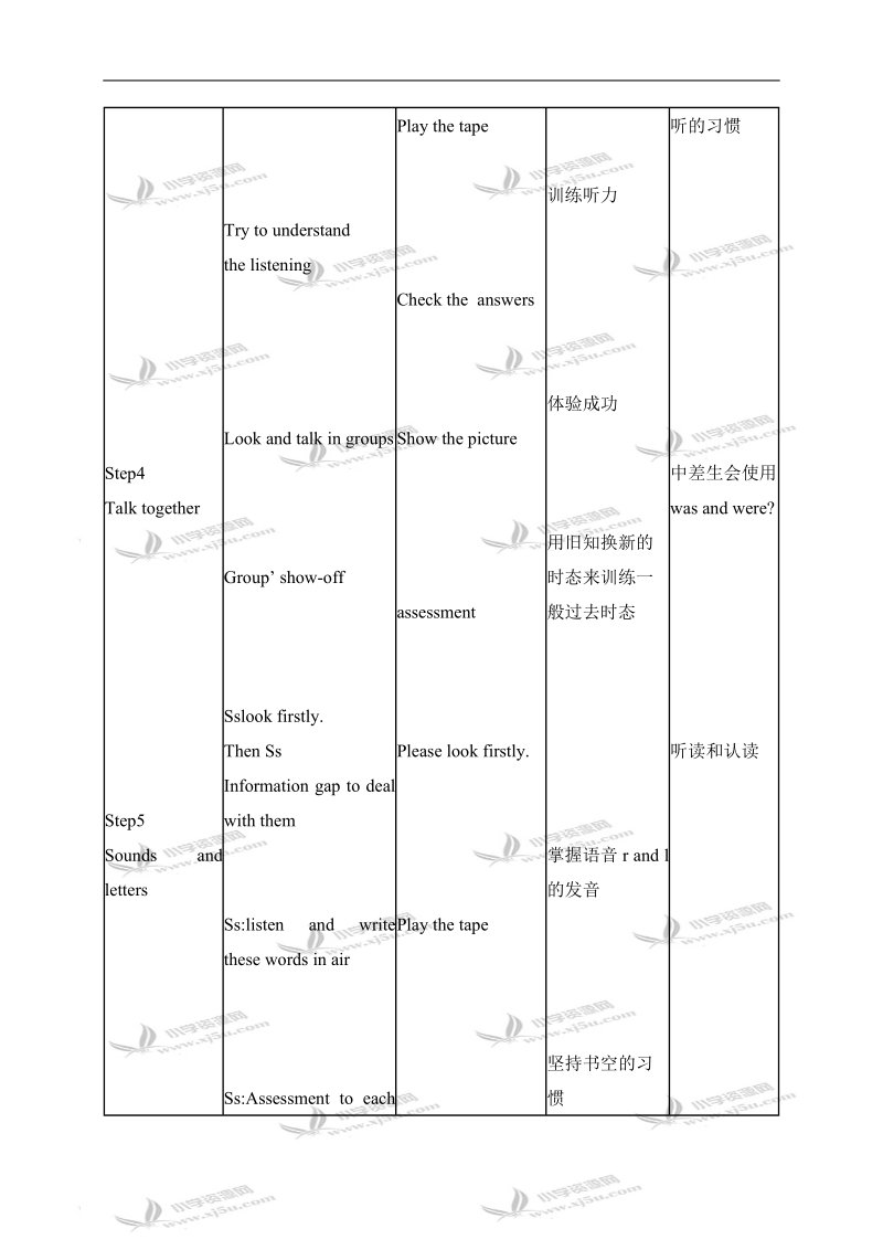 （北师大版）五年级英语上册教案 unit1(8).doc_第3页