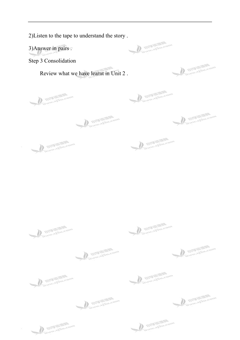 （冀教版）六年级英语上册教案unit2 lesson15.doc_第2页