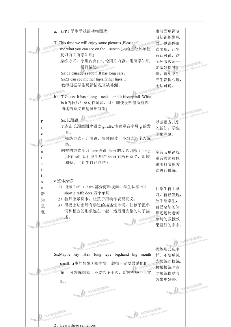 （人教pep）三年级英语下册教案 unit 6 lesson 2(1).doc_第3页