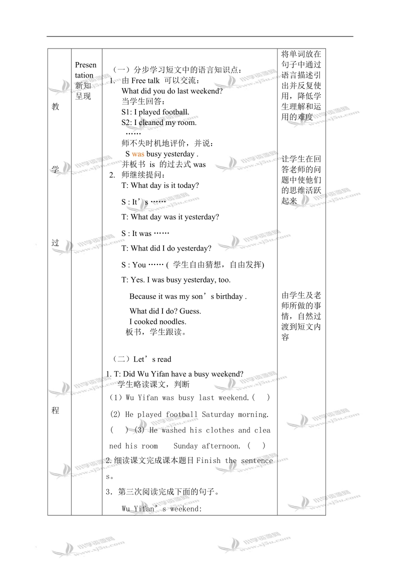 （人教pep）六年级英语下册教案 unit 3(1).doc_第2页