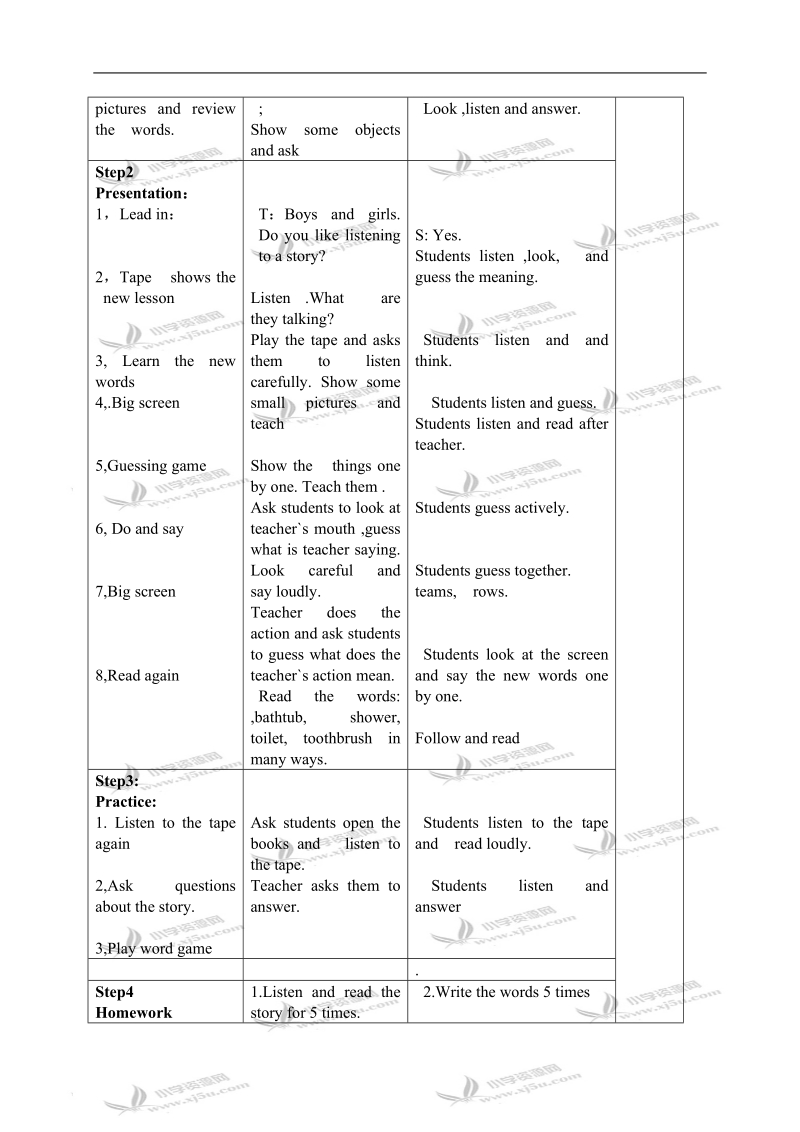 （冀教版）六年级英语下册教案 unit 4 lesson 32(1).doc_第2页