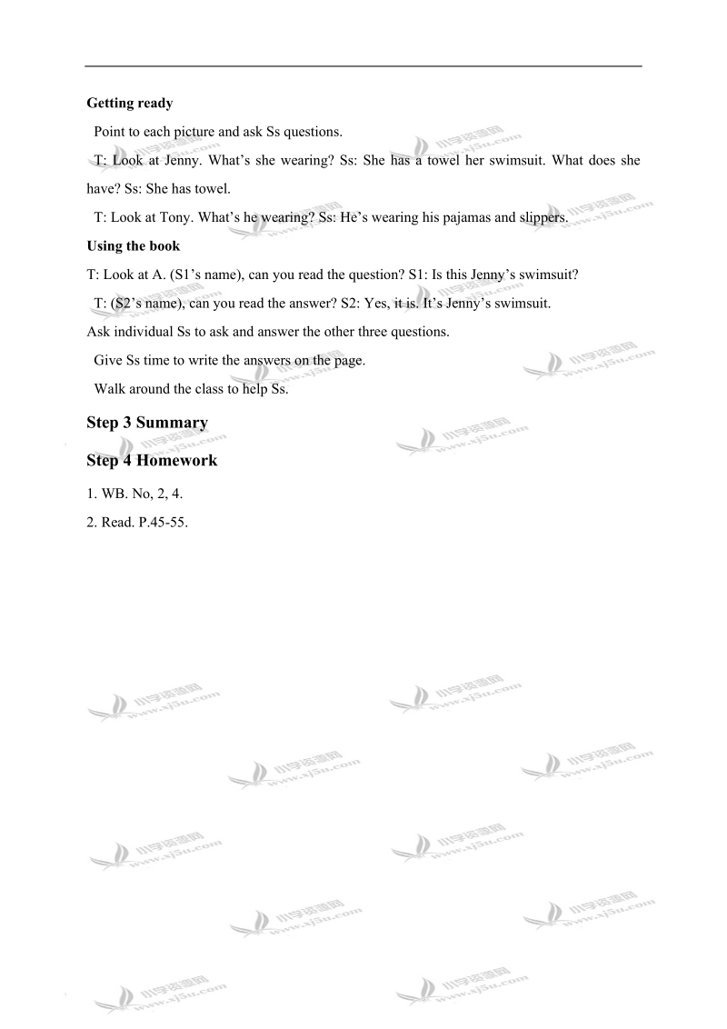 （广东版）开心英语教案 4b unit9(2).doc_第3页