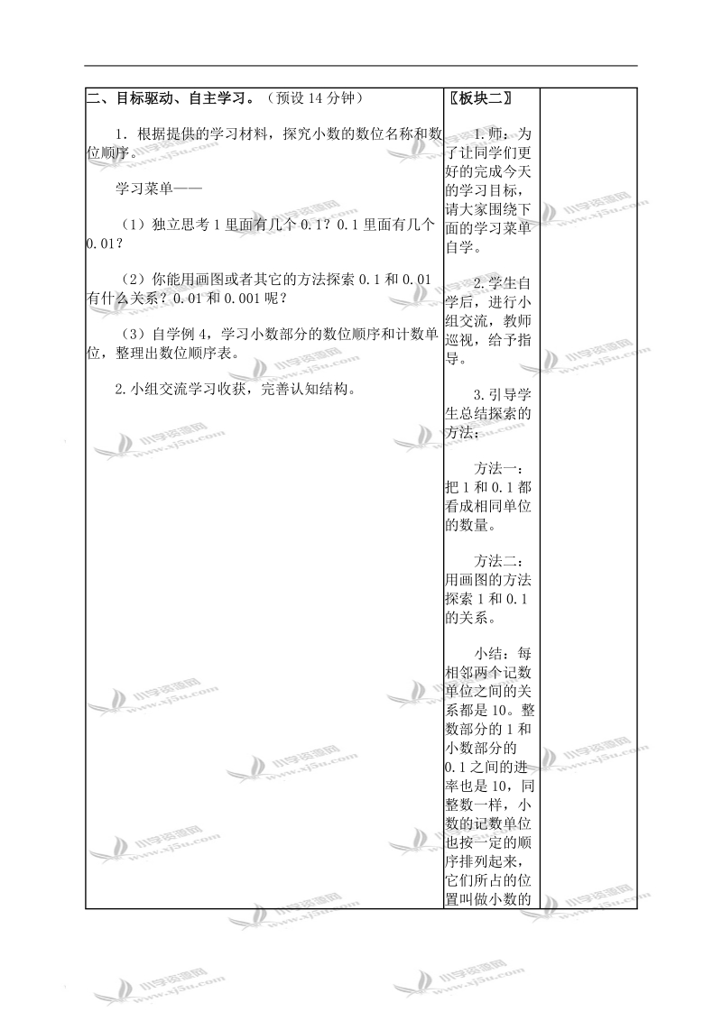 （苏教版）五年级数学上册教案 小数的意义和读写方法 2.doc_第2页