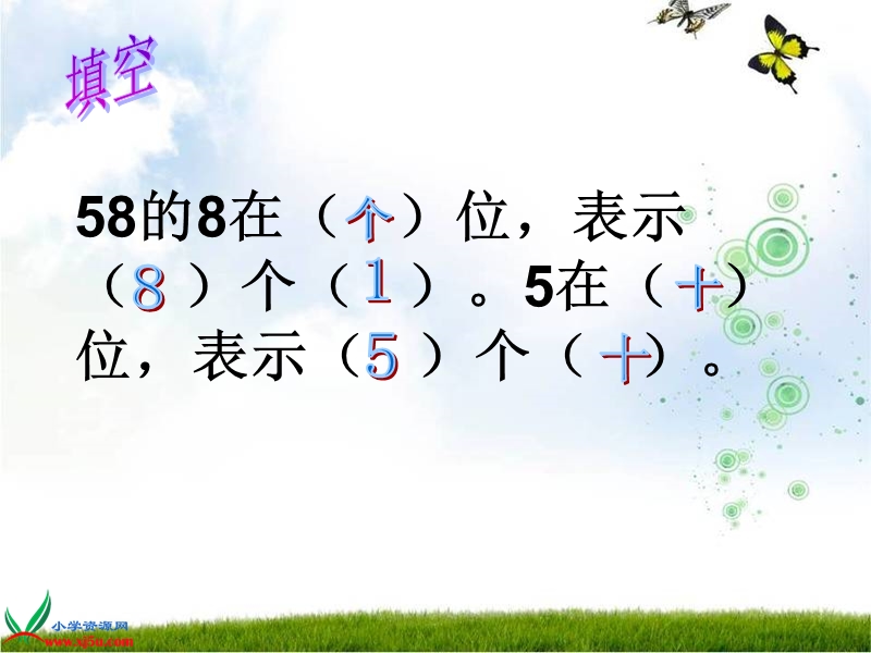 （人教新课标）一年级数学下册课件 100以内数的认识整理和复习 2.ppt_第3页