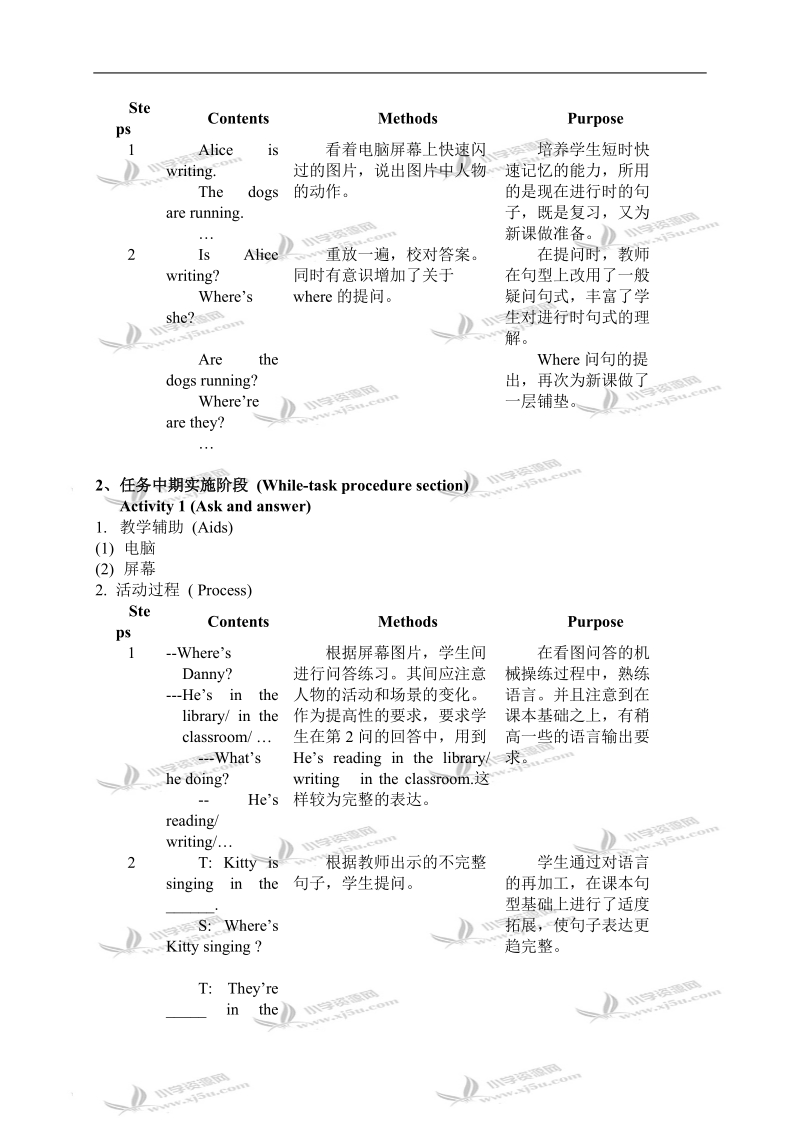 （沪教牛津版）四年级英语下册教案 module1 unit1 第四课.doc_第2页