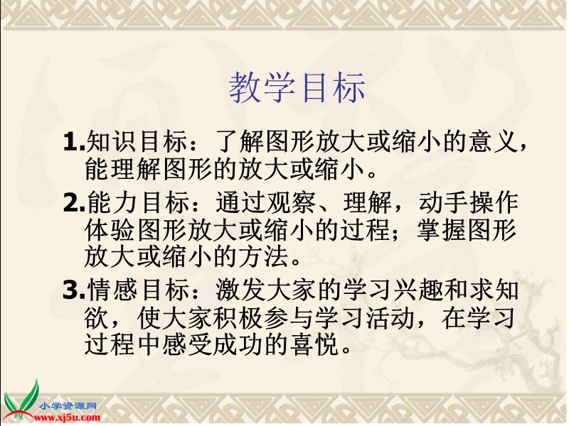 （西师大版）六年级数学上册课件 图形的放大与缩小.ppt_第2页