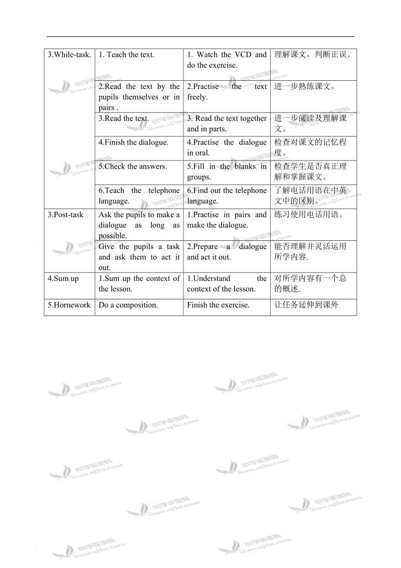 （广州版）六年级英语上册教案 module4 unit10.doc_第2页